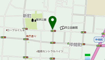 パークデイズ福島新浜町パーキングの地図画像