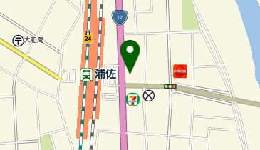 パーキングスペース 浦佐駅前駐車場の地図画像