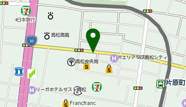 丸亀町壱番街駐車場の地図画像