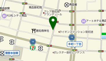 パーキング善知鳥の地図画像