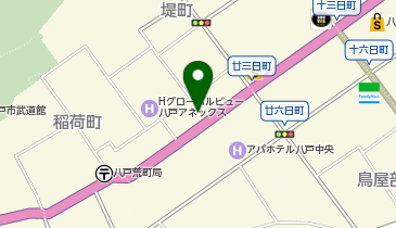 アウトエア八戸廿三日町の地図画像