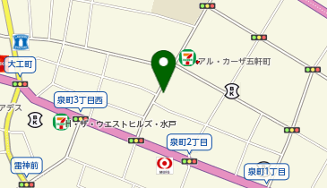 ONE'S PARK 泉町第1駐車場の地図画像