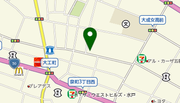 ONE'S PARK 五軒町第1駐車場の地図画像