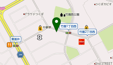 ONE'S PARK つくば支店前駐車場の地図画像