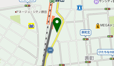 ONE'S PARK 勝田第3駐車場の地図画像