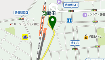 ONE'S PARK 勝田駅第7駐車場の地図画像