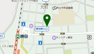 ONE'S PARK 勝田駅第6駐車場の地図画像