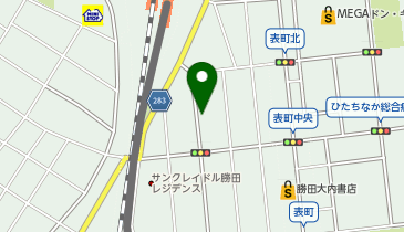 ONE'S PARK 勝田駅第5駐車場の地図画像