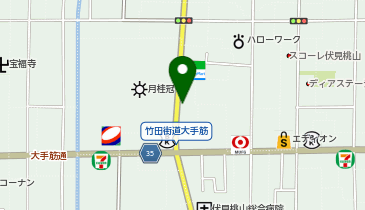 リノパーキング業務スーパー大手筋店の地図画像