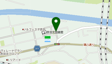 パークマックス赤羽北の地図画像