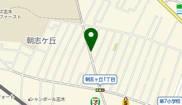 パークマックス朝志ケ丘の地図画像