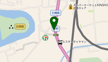 やぶ形成・美容外科パーキングの地図画像