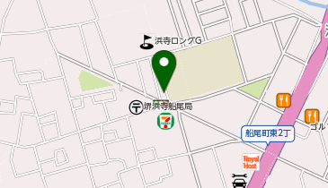 カーパーク船尾町西1丁目の地図画像