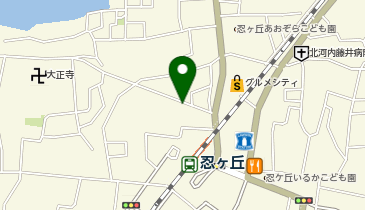 忍ヶ丘駅前カーパークの地図画像