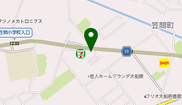 カーパーク笠間3丁目の地図画像