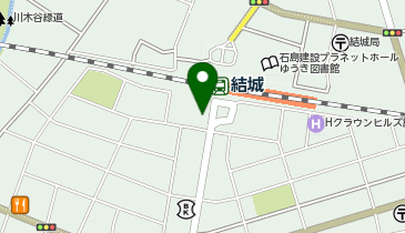 カーパーク結城駅前の地図画像