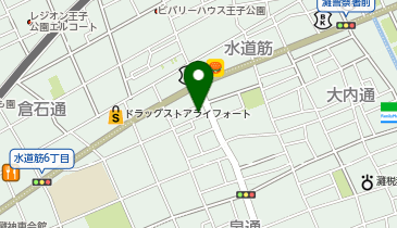 ERC水道筋パーキングの地図画像