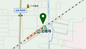 法隆寺駅前北パーキングの地図画像