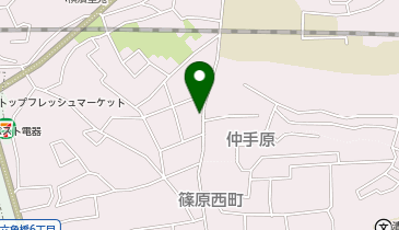 篠原西パーキングの地図画像