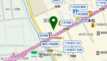 トップパーク六本松の地図画像