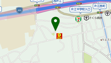 トップパーク西片江の地図画像