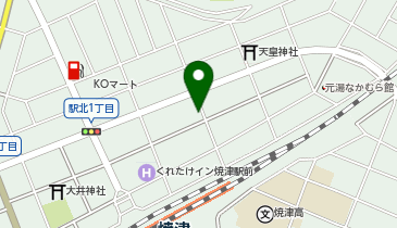 しずなびパーキング焼津駅前の地図画像