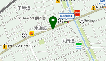 COIN PARK 水道筋一丁目の地図画像