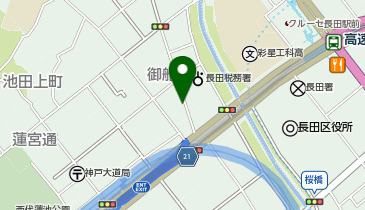 COIN PARK 御船通の地図画像