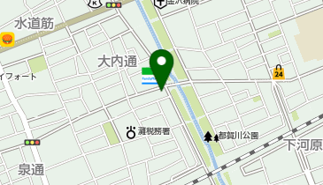 COIN PARK 泉通の地図画像