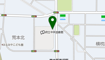 COIN PARK 大阪府立中央図書館の地図画像