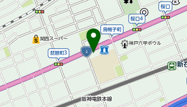 COIN PARK 烏帽子町一丁目の地図画像