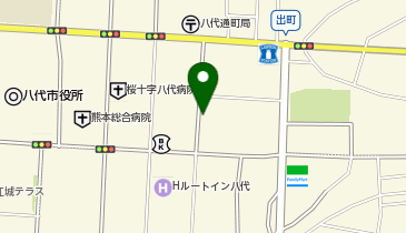 パスート24八代袋小路コインの地図画像