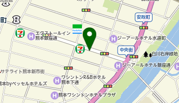 パスート24銀座プレスの地図画像