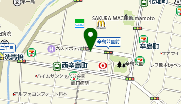 パスート24辛島公園の地図画像