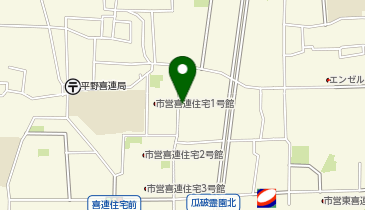 パーキングプレイス喜連東第1の地図画像