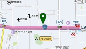 パーキングプレイス油阪町第1の地図画像
