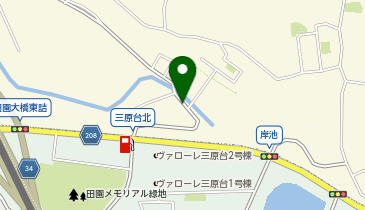 パーキングプレイス田園の地図画像