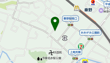アメニティーパーク秦野駅南口駐車場の地図画像