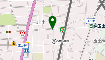 玉出中パーキングの地図画像