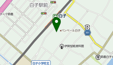 とめたろう白子駅前駐車場の地図画像