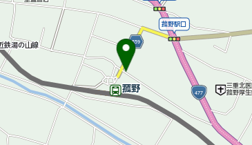 とめたろう菰野駅駐車場の地図画像