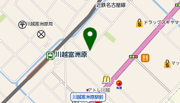とめたろう川越富洲原第2駐車場の地図画像