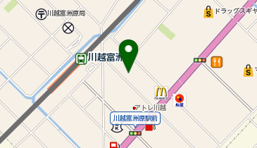 とめたろう川越富洲原駅前駐車場の地図画像