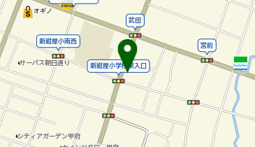 ウェルカムパーク甲府武田の地図画像