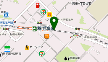 Parking in 稲毛海岸駅前の地図画像