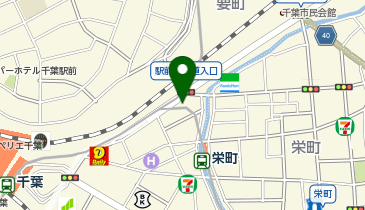 千葉駅東口第5自転車駐車場の地図画像