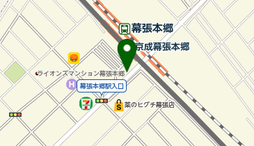 幕張本郷駅第4自転車駐車場の地図画像