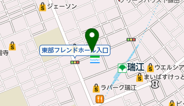 瑞江駅北駐輪場の地図画像