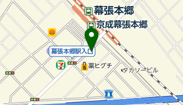 幕張本郷駅第1自転車駐車場の地図画像