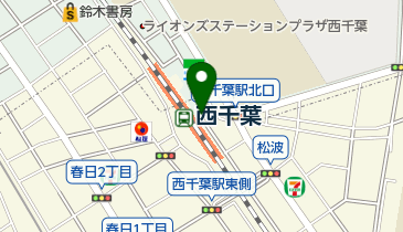 西千葉駅第3自転車駐車場の地図画像